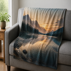 Custom Printed <b>Throw</b> Blanket Personalized Sunflower Floral Gift Sublimation Flannel Fleece Polyester - Product Image 6