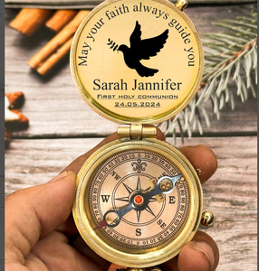 High QualityAnniversary Gift for Men Compass,Sundial Compass, Anniversary Gift, Husband Gifts, Couples Gift, Christmas Gifts - Product Image 2