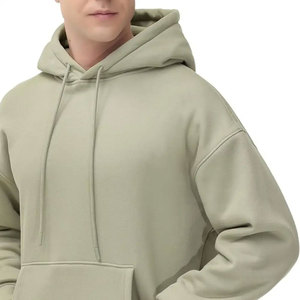 เสื้อฮู้ดแบบสวมหัวสำหรับผู้ชายเสื้อมีฮู้ดแบบสวมหัวผ้าคอตตอนขนแกะพิมพ์โลโก้ได้ตามต้องการ - Product Image 4
