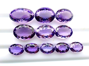 พลอยอเมทิสต์มหัศจรรย์รูปวงรีสังเคราะห์สำหรับทำเครื่องประดับพลอยอเมทิสต์ขนาดใหญ่ตัดเหลี่ยมเพชรพลอยในราคาขายส่ง - Product Image 6