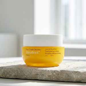 Derladie Meilleure Crème Hydratante et Raffermissante Coréenne de Nuit pour le Visage, Réparation des Marques Poresuses, Restauration de la Barrière Cutanée, à l'Eau de Banane et au Panthénol - Product Image 1