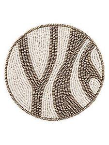 Superior Quality Yin Yang Handcrafted Coasters Set Beaded Embroidery <b>Table</b> <b>Decoration</b> Classic Mother Pearl Dinnerware for - Product Image 4