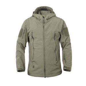 Veste Softshell Unisexe à Vente Chaude Hommes Femmes Extérieur Imperméable Coupe-Vent Multi-Poches à Capuche Polaire Confortable Veste d'Hiver - Product Image 4