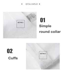 T-shirts pour hommes en mélange d'élasthanne/coton de qualité supérieure 180g sérigraphiés en relief personnalisés à manches courtes unis vierges coupe régulière rapide - Product Image 5