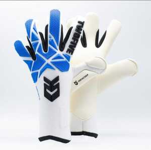 Guantes de portero de cuero Premium personalizables ajuste personalizado venta al por mayor fútbol látex agarre - Product Image 6