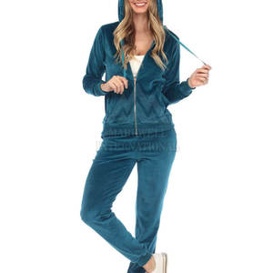 Cotton Polyester Wholesale <b>Women</b> <b>Velour</b> <b>Tracksuits</b> Quick Dry <b>Tracksuits</b> Long Sleeves <b>Women</b> <b>Velour</b> <b>Tracksuits</b> - Product Image 6
