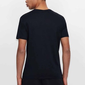 Camiseta clásica de algodón 100% para hombre, ajuste Regular, cuello redondo, manga corta personalizada, 180gsm, dobladillo recto cómodo, estilo informal - Product Image 2