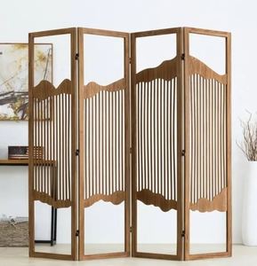 Salon cloison en bois pour salon exquis écrans en bois portables exquis usine indienne en gros pour exquis - Product Image 6