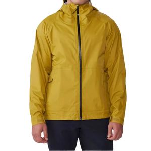 Customizable <b>Waterproof</b> Windbreaker <b>Jacket</b> for Outdoor <b>Work</b> Yellow 2026 - Product Image 1