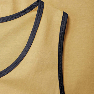 2025 nouveauté hommes décontracté tricoté débardeur personnalisé couleur unie séchage rapide respirant haute qualité prix de gros - Product Image 3