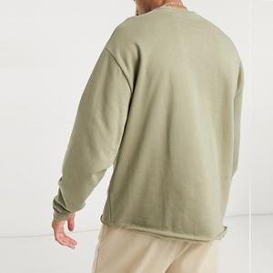 OEM Fabricación Liteweight Oversized Fleece Drop Shoulder Sudadera recortada en blanco para hombres y mujeres Sudadera 2024 - Product Image 2