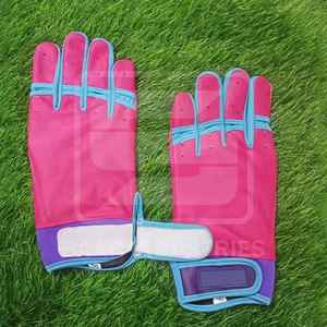 Gants de frappe de baseball de protection des mains confortables et durables Sports de plein air Gants de frappe de baseball en cuir de meilleure qualité - Product Image 5