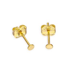 Pendientes de tuerca de lujo de calidad de exportación para mujer, diseño de piedra brillante, joyería de moda en oro para boda disponible para la venta - Product Image 3