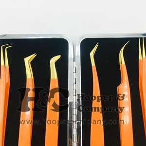 แหนบขนตาปลอมขนมิงค์ใหม่สำหรับการต่อขนตาทำจากสเตนเลสสตีลแหนบสำหรับการต่อขนตา - Product Image 6