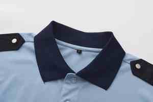 Polo reflectante de ajuste cómodo de secado rápido, uniforme de trabajo reflectante de seguridad de poliéster y algodón transpirable - Product Image 2