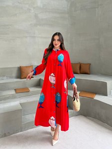Ropa de Mujer al por Mayor, Elegante, con Estampado Abstracto, de Longitud Media, Cómoda para Uso Diario, Silueta Relajada, Colección Vacaciones - Product Image 6