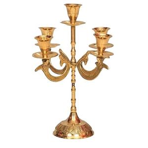 Silver-Finished Christmas <b>Votive</b> <b>Candles</b> Stand Holder for Home & Hotel Lighting & Decoration Elegant <b>Candle</b> Pillar Candelabra - Product Image 5