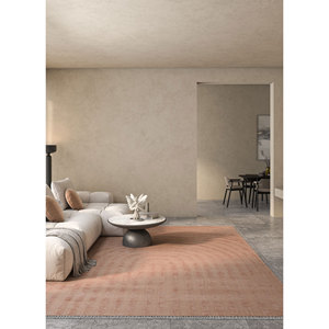 Alfombra de Lana Anudada a Mano Zuri, Rojo Naranja AKWL-1962, Estilo Kilim para el Hogar, Abstracta, para Entrada, Sala de Estar, Pasillo, Rectangular de 9x12 - Product Image 6