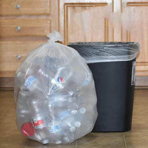 Sacchi per la Spazzatura Spessi, Neri, per Uso Domestico, Tipo a Strappo, in Rotolo, Monouso, di Medie Dimensioni, in Plastica - Product Image 1