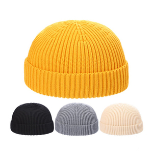 Wholesale Checked <b>Wool</b> Knit Winter <b>Beanie</b> for Adults Custom 3D Embroidery and Digital Printing for Beach and Fishing Scenes - Product Image 5