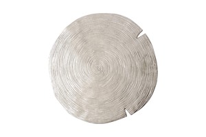 Plateau de service élégant en aluminium avec poignée à motif floral moderne, fait main, best-seller, plateau classique et stylé - Product Image 6