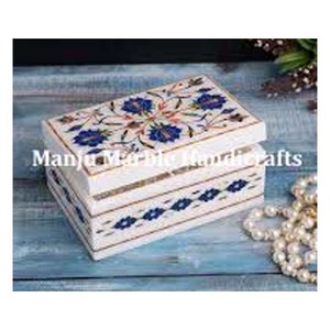 Nuevo diseño clásico de lujo, incrustaciones de piedras preciosas de alta calidad, caja de regalo de almacenamiento de joyería artesanal hecha a mano duradera - Product Image 6