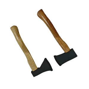 ขวานเหล็กด้ามไม้สำหรับงานก่อสร้างอุตสาหกรรมมืออาชีพ หัวขวานเหล็กกล้าคาร์บอน สำหรับตัดและผ่าไม้ - Product Image 3