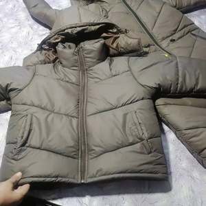 Custom Men's Plus Size Canvas Puffer Jacket <b>Winter</b> Heated Outdoor <b>Sports</b> - Product Image 4