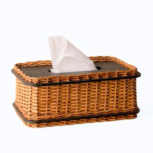 Diseño único Caja de pañuelos de madera Servilletero Calidad superior Opción de logotipo personalizado de madera genuina - Product Image 3