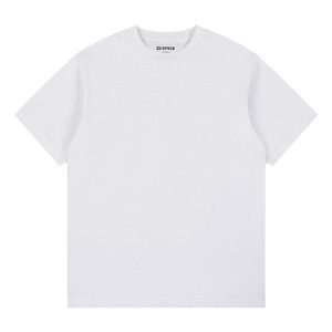 Lujo de gran tamaño 320gsm 100% algodón personalizado en blanco Boxy recortada camiseta para hombres DDP envío - Product Image 6