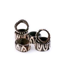 Support de table rond de serviette multicolore unique avec plusieurs finitions pour les occasions de fête - Product Image 1