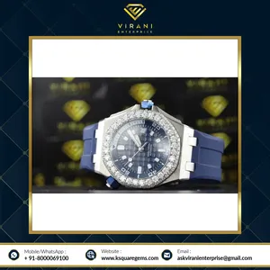 Montre intelligente élégante de luxe avec cadran en caoutchouc Cadeau de festival de mariage et d'affaires à la mode Fournisseur indien Produit New Age de haute qualité - Product Image 2