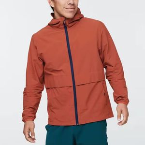 Chaquetas Cortavientos Personalizadas con Logotipo para Hombre, Chaquetas Deportivas de Lona con Cremallera, Impermeables, Transpirables y con Capucha, Unisex - Product Image 5
