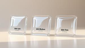 Imprimante 3D en caoutchouc de silicone Méthode LAM Système de polymérisation UV Moteur AI Fabriqué au Japon Pièces médicales Pièces flexibles Dureté 30A40A50A - Product Image 5