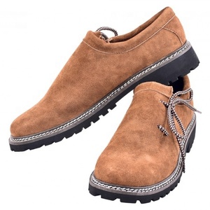 Lederhosen – chaussures traditionnelles de couleur marron Camel pour hommes, avec couleur et taille personnalisées - Product Image 5