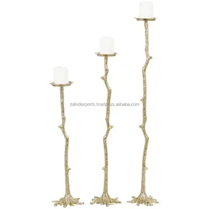 Decorative Floral Engraved Metal Candle Holder <b>Stand</b> Home Decor and Christmas Made by Zahid Exports big wholesaler - Product Image 1