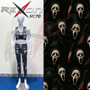 Ensemble de vêtements de sport pour femmes à sublimation graphique personnalisée sans couture leggings et soutien-gorge de sport pour l'entraînement de yoga et de gymnastique - Product Image 3