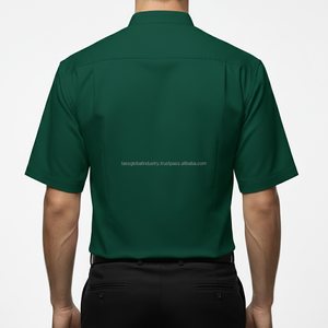 Conjunto de Uniforme Corporativo Verde Personalizado para Personal Unisex de Recepción de Hotel, Ropa de Trabajo Formal, Transpirable, Ligera, de Nailon, Servicio OEM - Product Image 4
