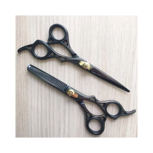 กรรไกรตัดผมและตัดผมบางทำจากสเตนเลสสตีลสำหรับร้านเสริมสวยมืออาชีพปลายแหลมช่างตัดผมเสริมความงาม - Product Image 6