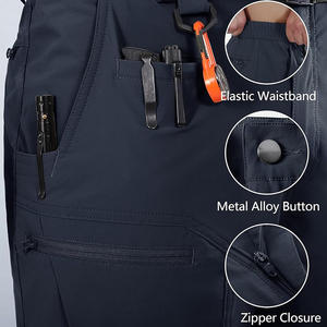 Short de randonnée personnalisable pour homme, tissu à séchage rapide, poches multiples, idéal pour le trekking et le camping, OEM/ODM disponible - Product Image 5