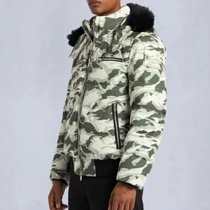 Chaqueta Acolchada Personalizada para Hombre 2025, Estilo Urbano, Invierno, Lona Impermeable, Cortavientos, Relleno de Algodón, Abrigos Brillantes con Capucha - Product Image 2