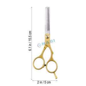 Tijeras de peluquero profesionales con acabado de espejo Hoja de acero inoxidable 440C 440 de alta calidad Nuevo diseño de gama alta al por mayor - Product Image 3