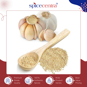 Poudre d'ail séchée brute 100% pure Spicecentra - Goût authentique de haute qualité, utilisation culinaire, origine Inde, durée de conservation de 12 mois - Product Image 6