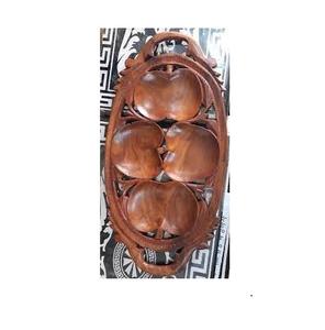 Fruits secs en bois Plateau en bois décoratif écologique pour fruits secs et bonbons Plateau de fruits secs en bois au meilleur prix - Product Image 3