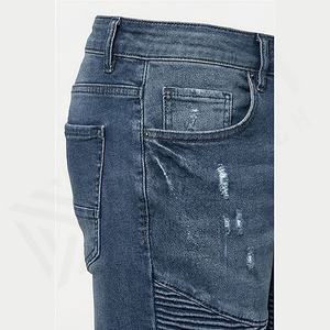 Jeans en denim décontractés personnalisés en gros, couleur personnalisée, pantalon pour hommes, couleur classique personnalisée, pantalon droit en gros - Product Image 5