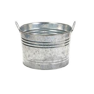 Best Selling Beverage with Handle Heavy Duty Galvanized Wine <b>Bucket</b> <b>Drink</b> <b>Bucket</b> Large Ice <b>Bucket</b> for Parties Champagne - Product Image 5