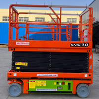 Plateforme élévatrice industrielle ManLift de 6 à 14 m, plateforme élévatrice électrique hydraulique en acier haute résistance, petit élévateur à ciseaux à vendre