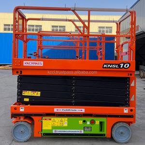 Plateforme élévatrice à ciseaux autopropulsée KCCL alimentée par batterie, hauteur de levage de 10 m - Product Image 1