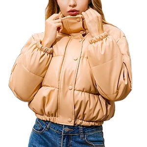 Vente en gros de veste matelassée élégante Veste matelassée fabricant haut de gamme à fermeture éclair personnalisée pour femmes Veste d'hiver imperméable OEM - Product Image 2