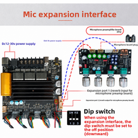 ST21 Filtre passe-haut pour amplificateur numérique, câbles de connexion, 2.1 canaux, 100W x 2 + 200W, puce TPA3221 originale, audio chinois
